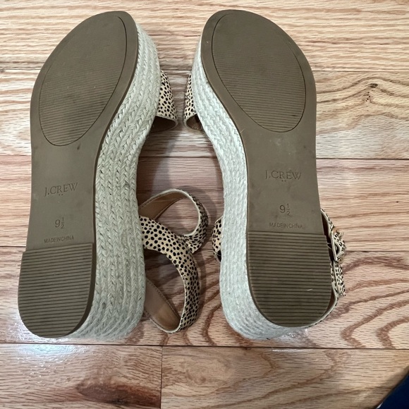 J. Crew animal print platform sandals - Picture 5 of 5